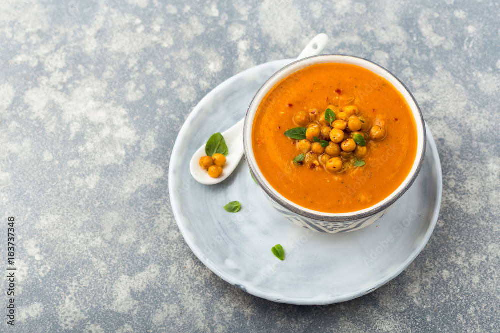 Soup with chickpeas