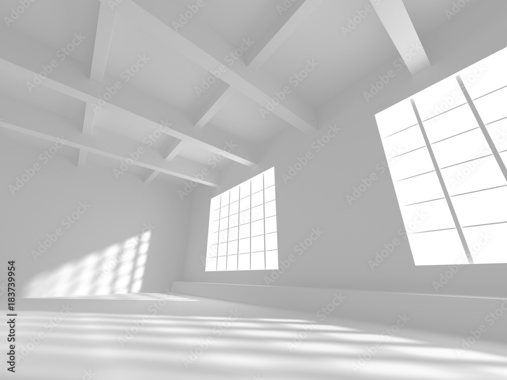 White Architecture Construction Modern Interior Background White Architecture Construction Modern Interior Background
