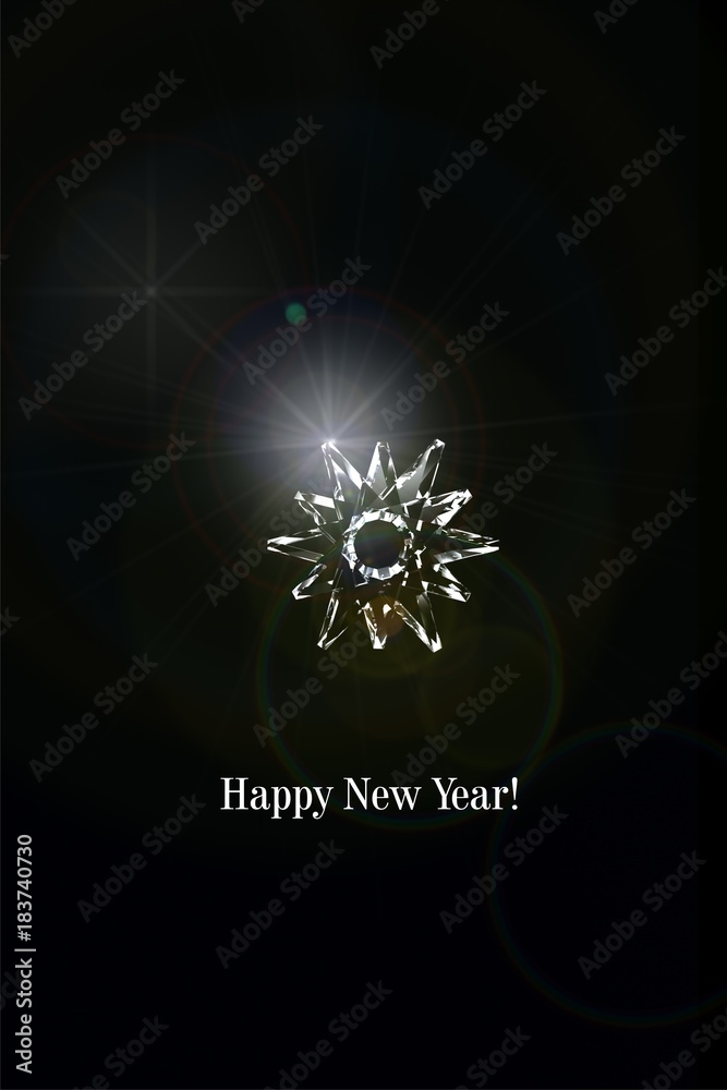HAPPY NEW YEAR _BLC - obrazy, fototapety, plakaty 