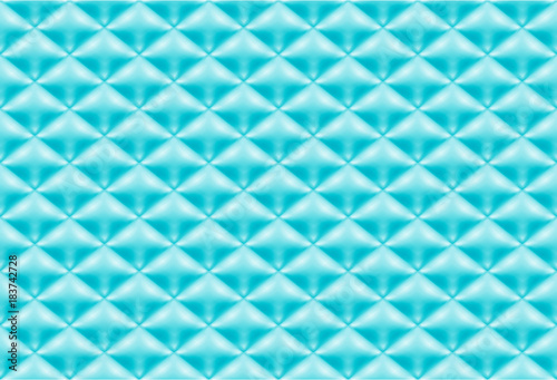 Seamless pattern blue quilted fabric