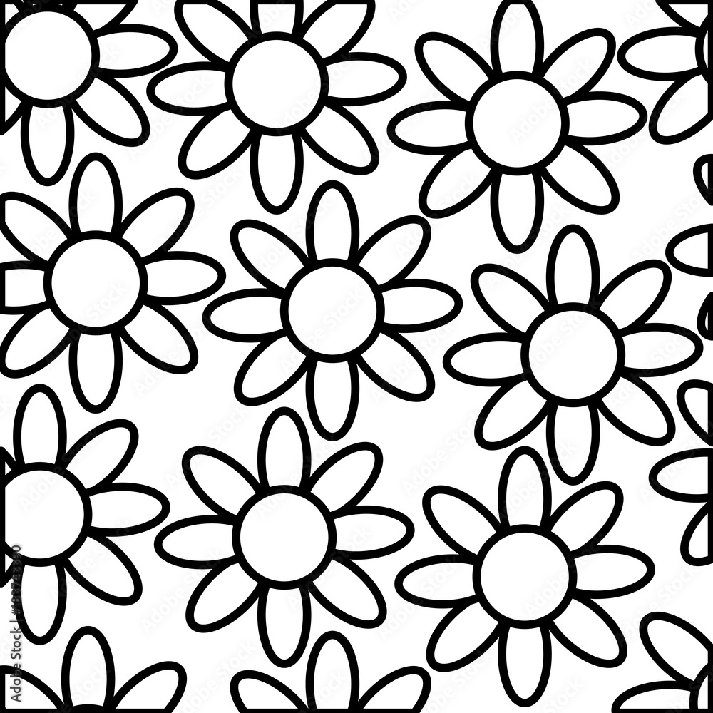 beautiful flowers pattern background vector illustration design beautiful flowers pattern background vector illustration design
