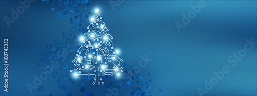 Elektronischer Weihnachtsbaum