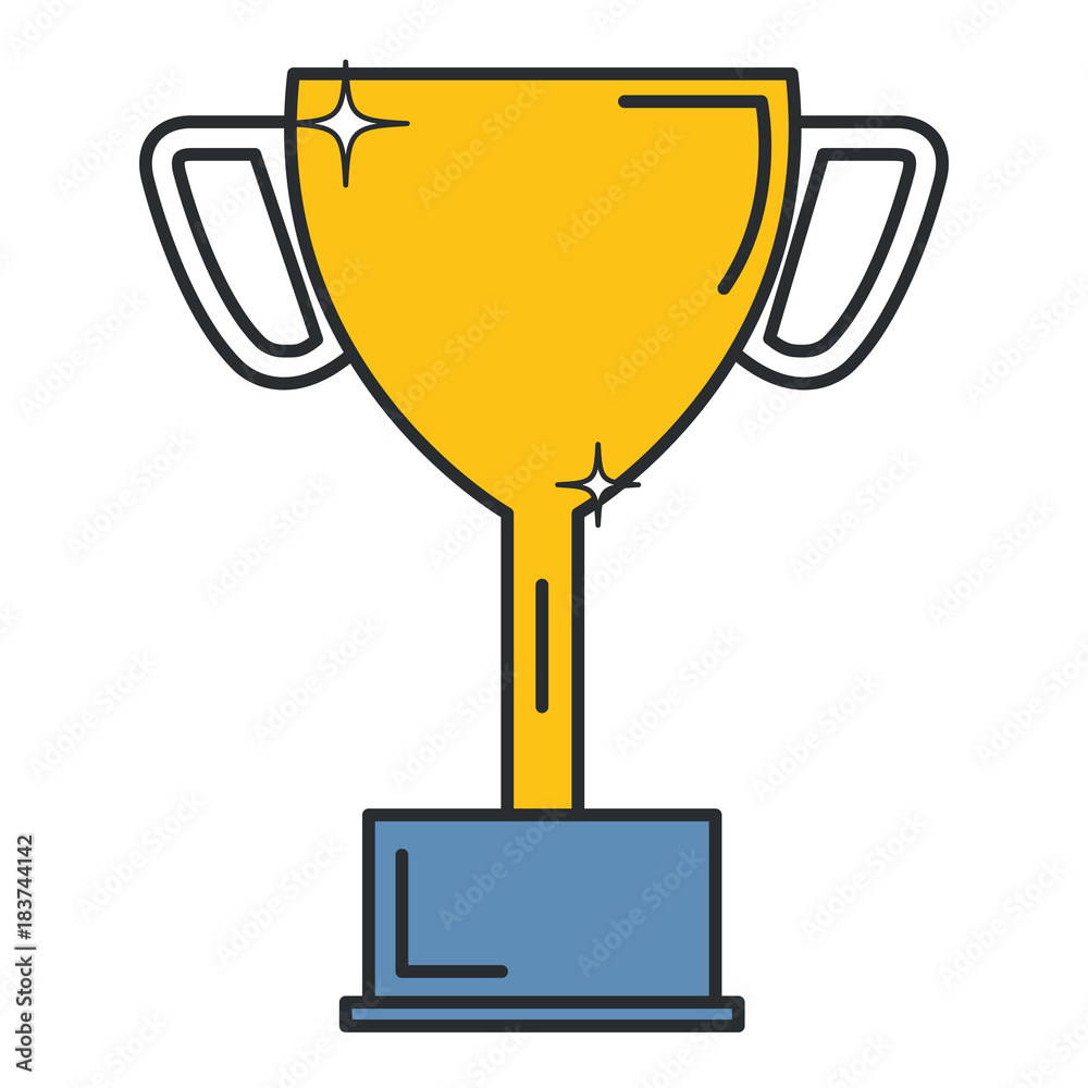 trophy cup isolated icon vector illustration design trophy cup isolated icon vector illustration design