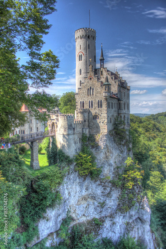 Most beautiful castles of Europe - Lichtenstein . Germany