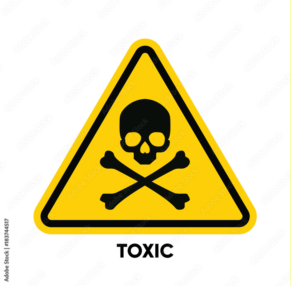 Caution danger sign.