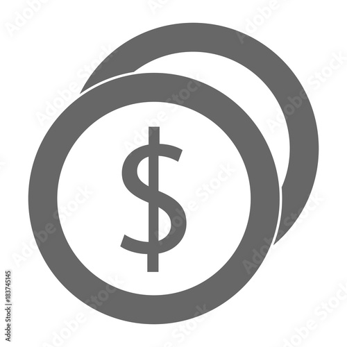 coin money isolated icon vector illustration design