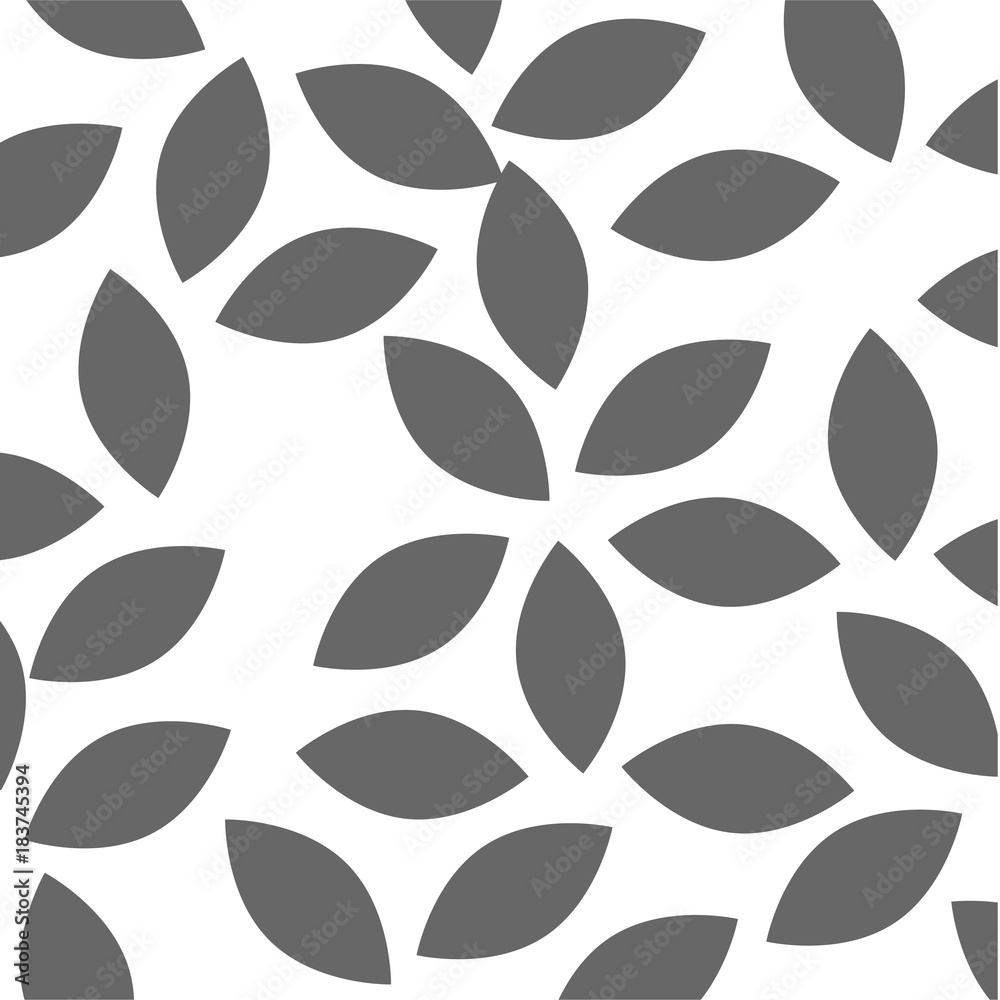 Fototapeta premium leafs crown pattern background vector illustration design