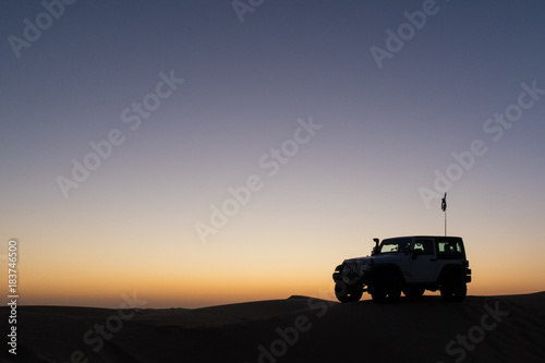 Sunset in the Desert photo