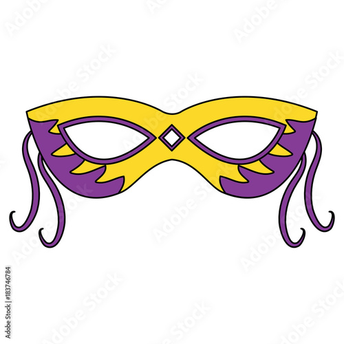mask carnival for mardi gras party decoration vector illustration © Gstudio