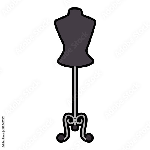 mannequin store isolated icon vector illustration design