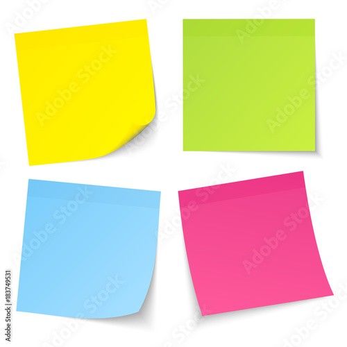 4 Stick Notes Color Mix