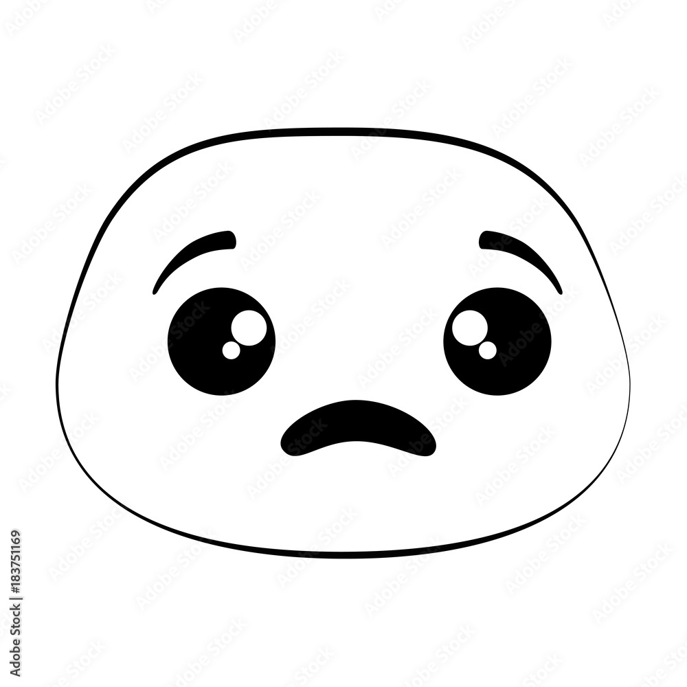 sad emoji face icon vector illustration design sad emoji face icon vector illustration design