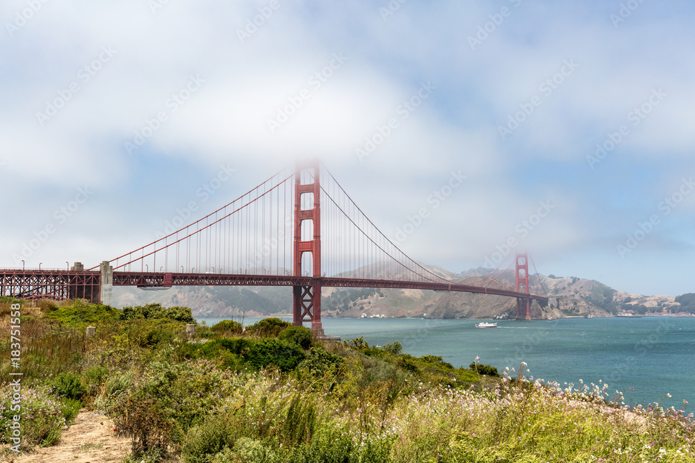 The Golden Gate Bridge, San Francisco, California. The Golden Gate Bridge, San Francisco, California.