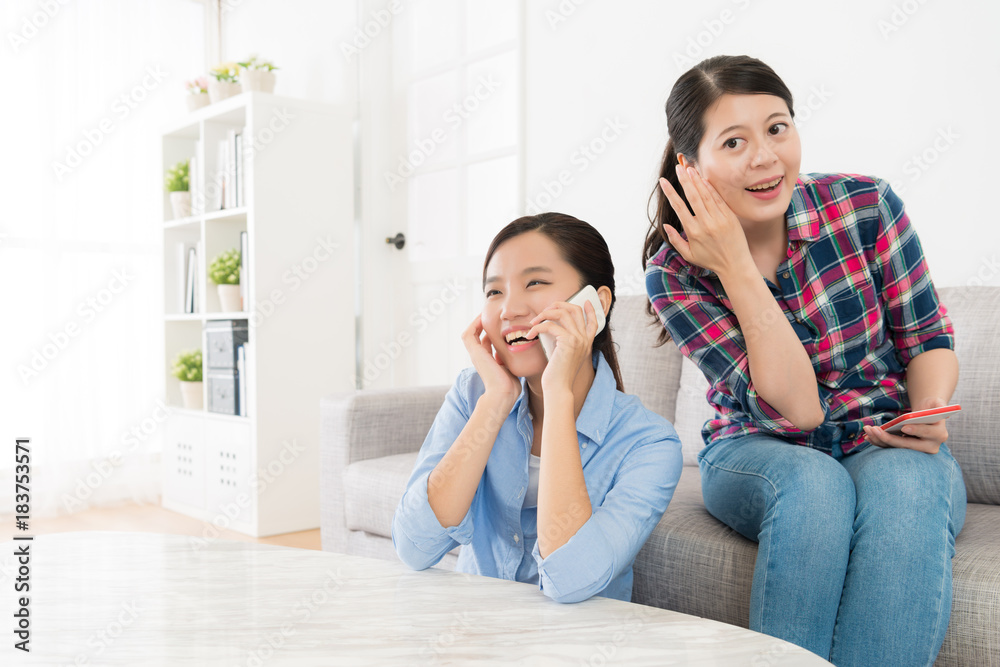 beautiful elegant woman making overhearing gesture beautiful elegant woman making overhearing gesture