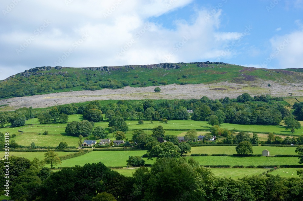 An image from the English Peak District, close to the village of Bamford.