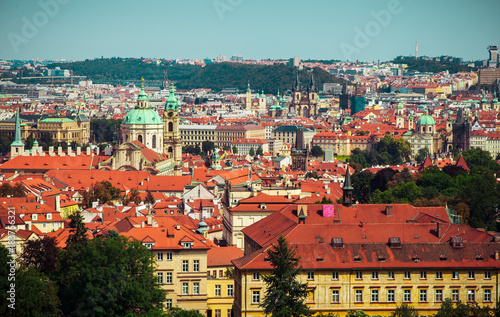 View of Prague from above. Petřín. Вид Праги сверху и её окрестности. Прага как она есть. Петршинский холм.