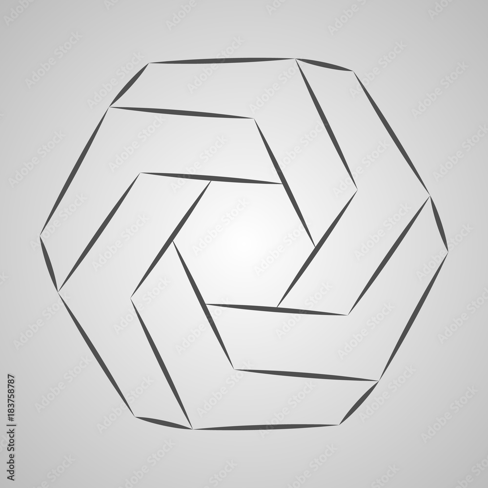 Hexagon Drawing Photos and Images | Shutterstock