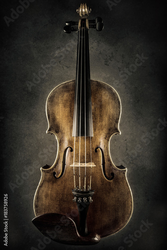 close up of a violin