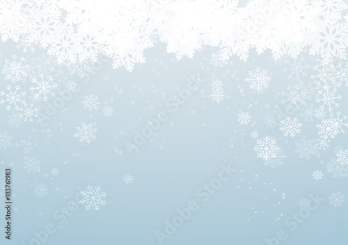 vector winter snowflake soft background for christmas