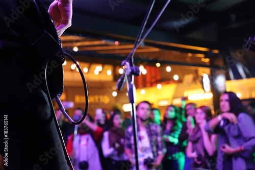 Tableau sur toile concierto, guitarra, rock, musica