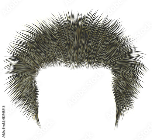 trendy shaggy man hairs blond colour.
beauty style.high hair styling .
