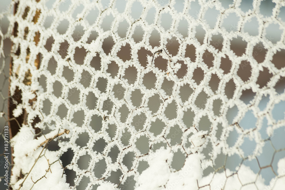 Obraz premium snow ice winter background cold