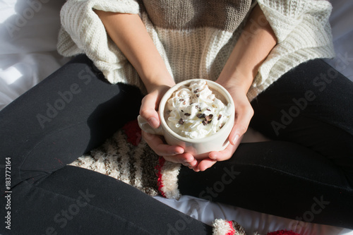 Tasty and delicious hot chocolate in this winter season