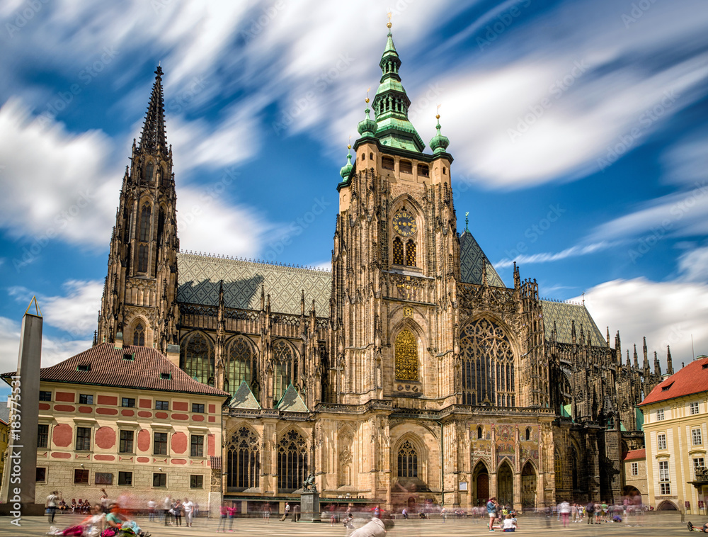 Saint Vitus cathedral in Prague, Czech republic