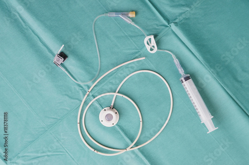 Central venous port insertion