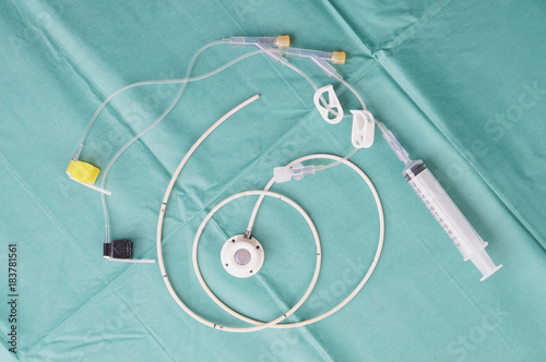 Port a catheter or central venous port insertion