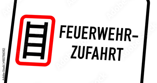 Feuerwehrzufahrt