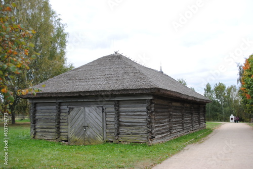 Beautiful architecture of the Belarusian village