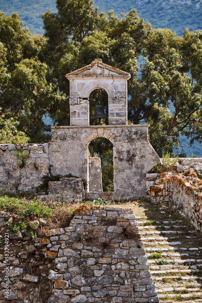 Orthodox chapel in the Venetian fortress of Agia Maura at the Greek island of Lefkada. Orthodox chapel in the Venetian fortress of Agia Maura at the Greek island of Lefkada.