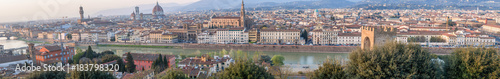 Fototapeta Naklejka Na Ścianę i Meble -  Panoramic view of Florence from Piazzale Michelangelo, Tuscany - Italy