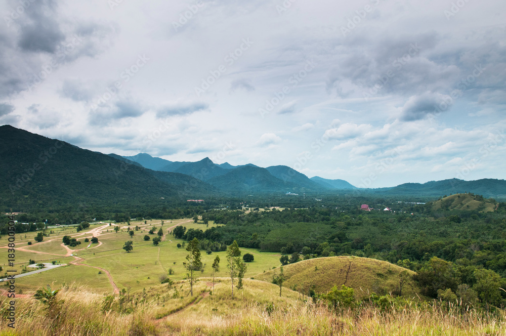 Grass Mountain is locally known as Khao Hua Lon or Phu Khao Ya, Ranong, Thailand