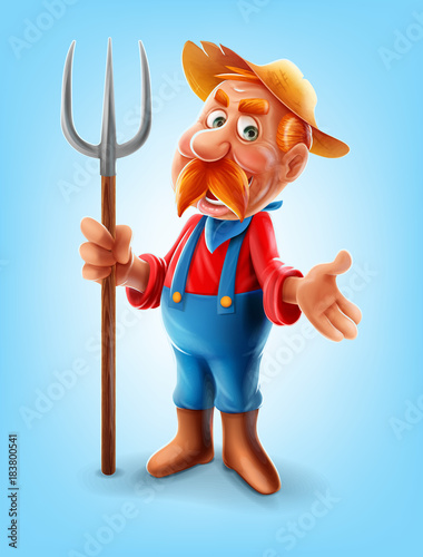 farmer illustration
