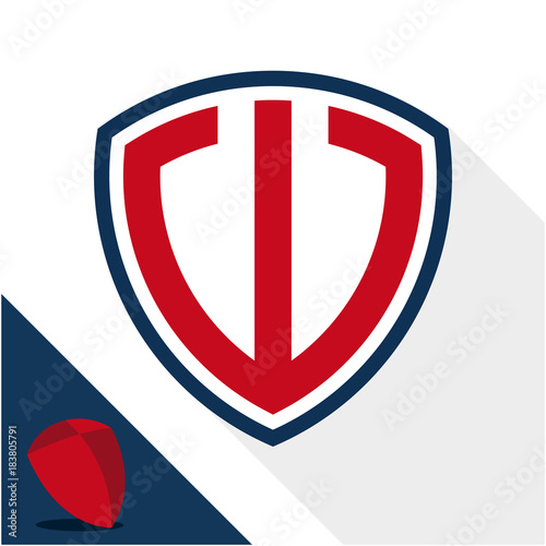 Icon logo / shield badge with a combination of letter W Free Download Icon logo / shield badge with a combination of letter W - GFXLoad