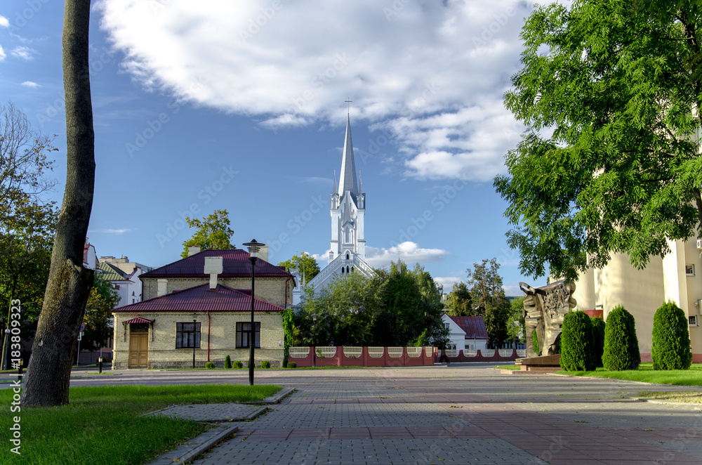 Obraz premium Lutheran church in Grodno