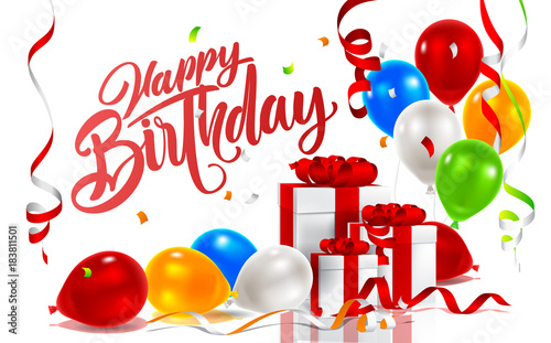 Photography Birthday gift box with paper card