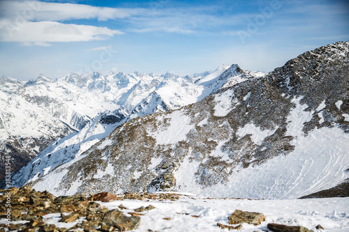 winter mountain landscape