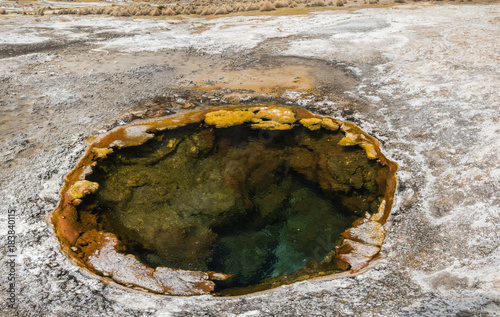 Hole in land - Fumaroles in Antiplano photo