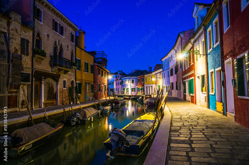 Island. Burano. Italy. Venice