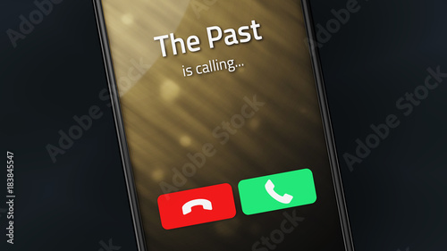 The Past is Calling on a smartphone photo