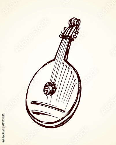 Pandora. Vector drawing