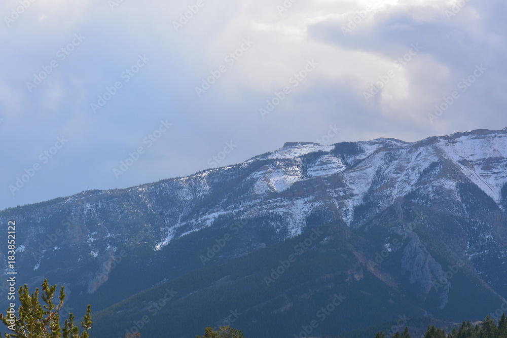 Fototapeta premium Steep peak in the Rockies