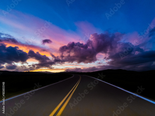 Country road sunset © Marcus