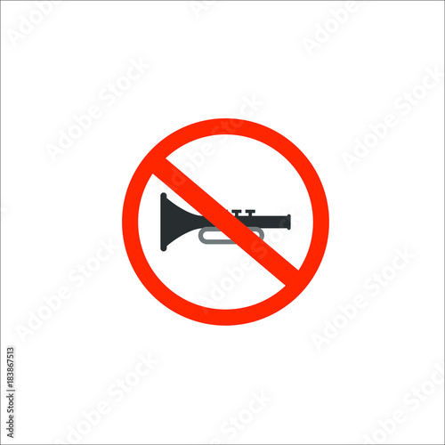 The keep quiet icon. No sound symbol. Vector Illustration