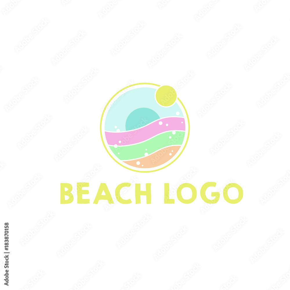 Beach Logo Vector