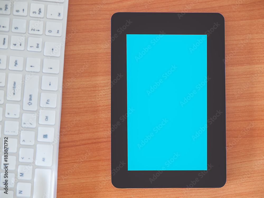 digital tablet finger touch blank screen. digital tablet finger touch blank screen.