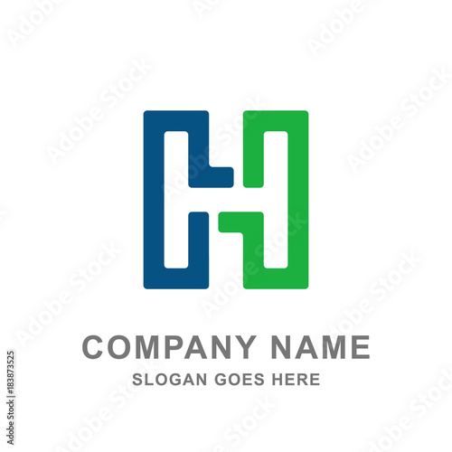 Medical Care Drugstore Letter H Logo Vector 